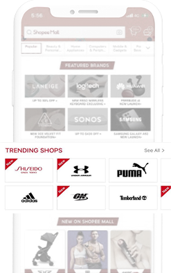 Trending shop feature